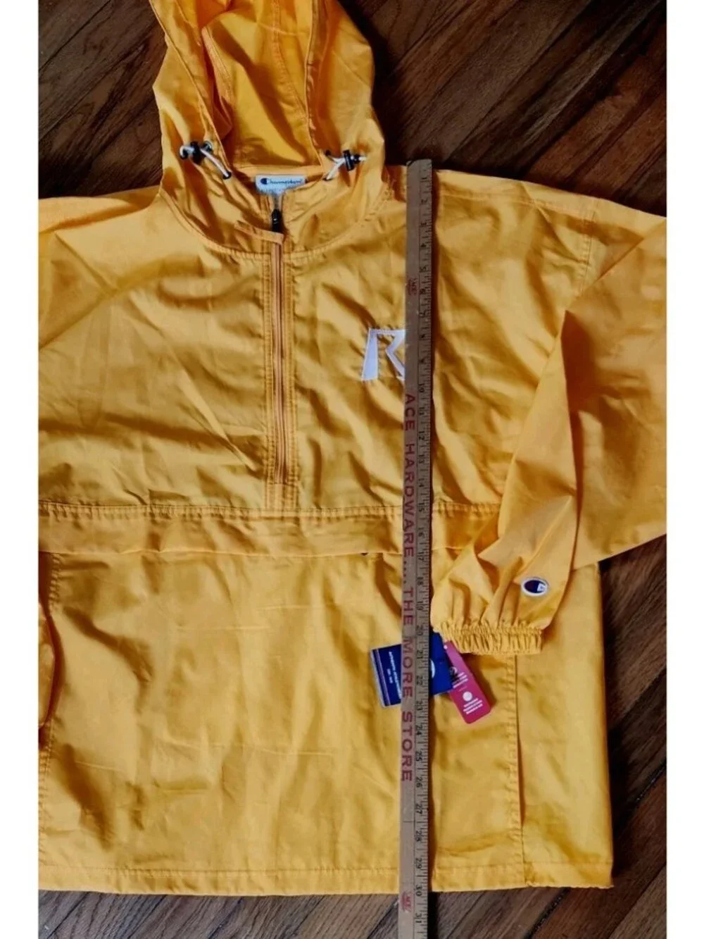 Ryan Hall Y'all CHAMPION Packable Windbreaker Jacket XXL Anorak Zip Hood NEW